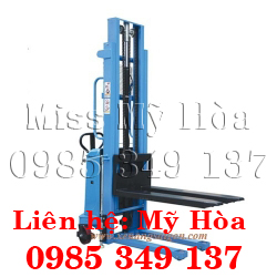 Xe nâng điện bán tự động 1 tấn -1.5 tấn cao 3m